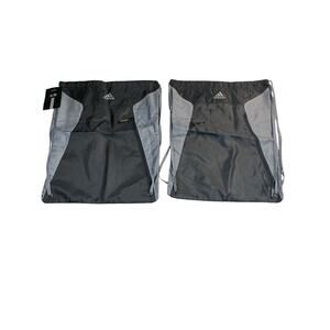 2 Adidas Taylor Made Golf Shoe Bag Backpack Carry All Course Tote NEW Black/Gray